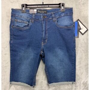 NWT Marc Ecko Cut & Sew Men's Jean Shorts Sz 34 Blue Jorts ME15D16
